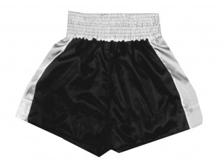 Shorts de Boxeo tradicionales Kanong : KNBSH-301-Clásico-Negro